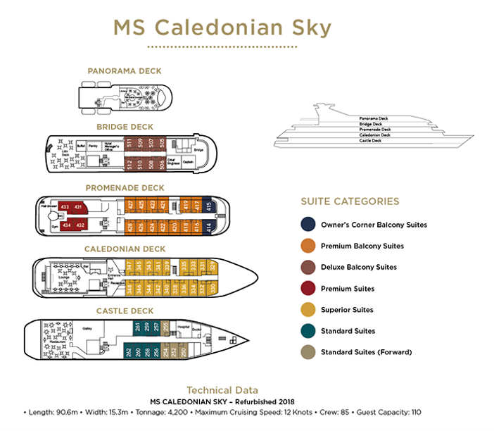 Caledonian Sky Floorplan