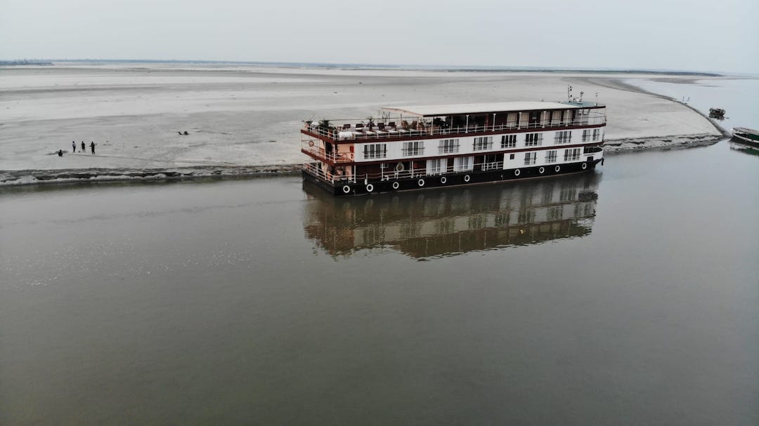 cruising india's brahmpautra River