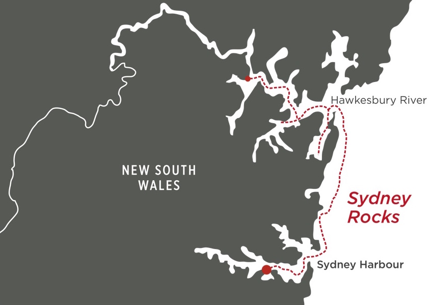 Sydney New Year Spectacular route map