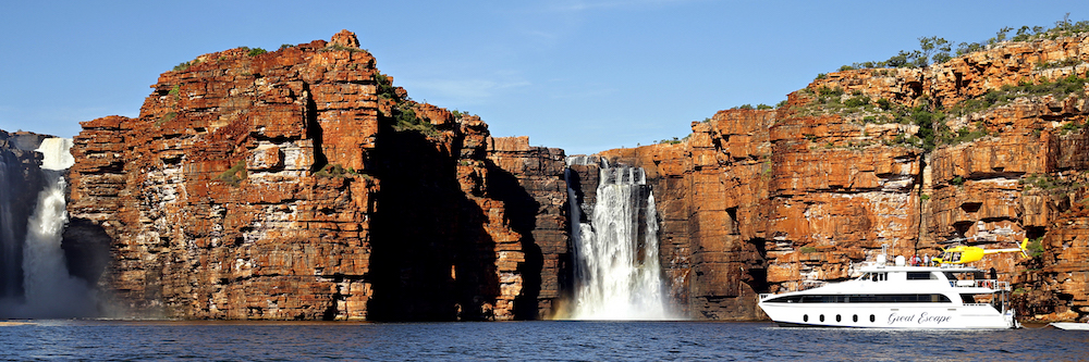 kimberley cruise at king george falls