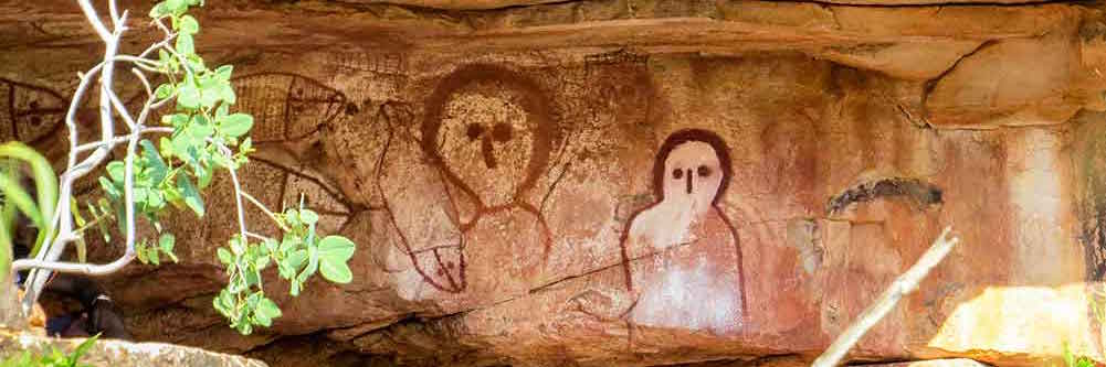 aboriginal art on a kimberley cruise