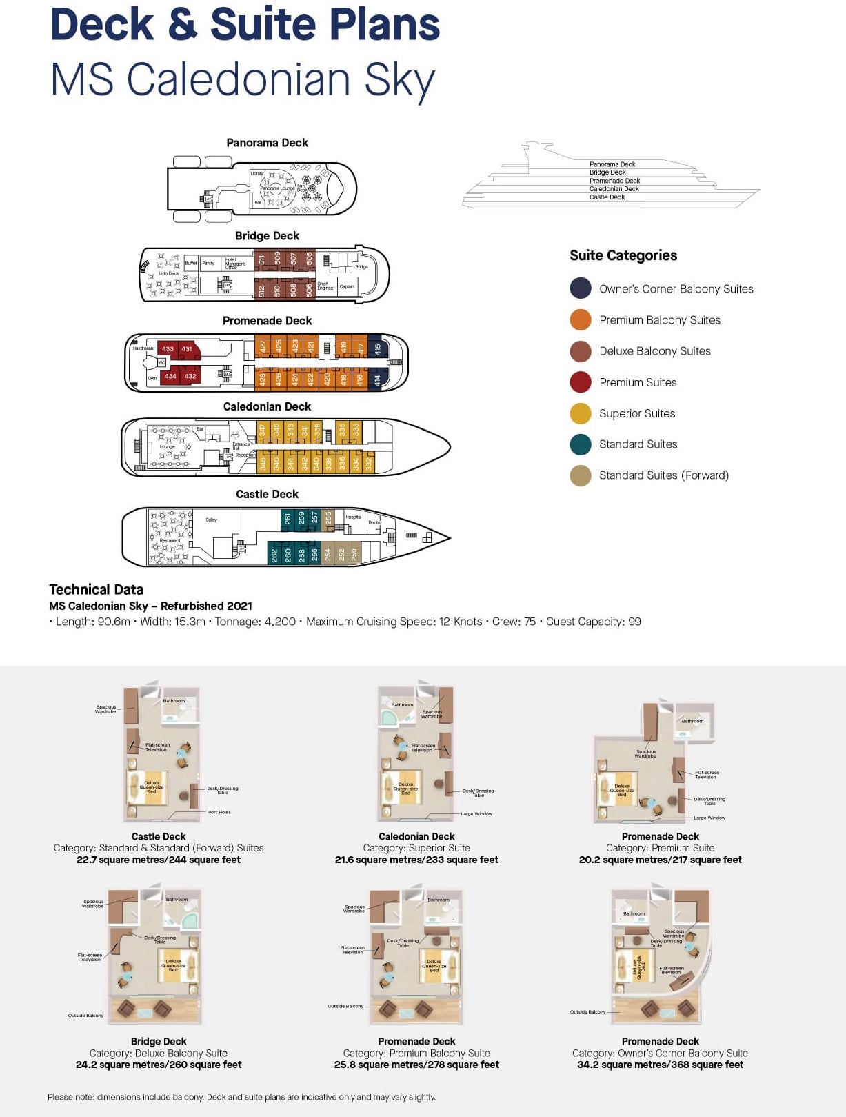 Caledonian Sky Floorplan