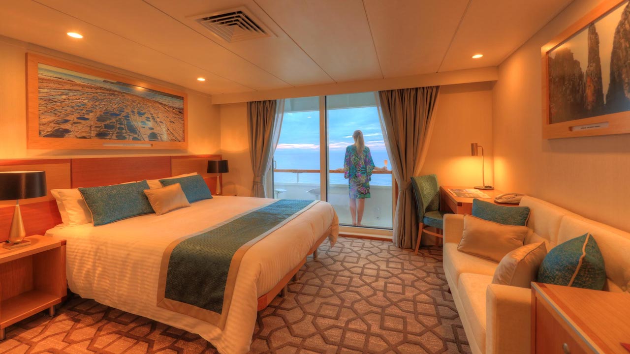 luxury expedition ship cabin