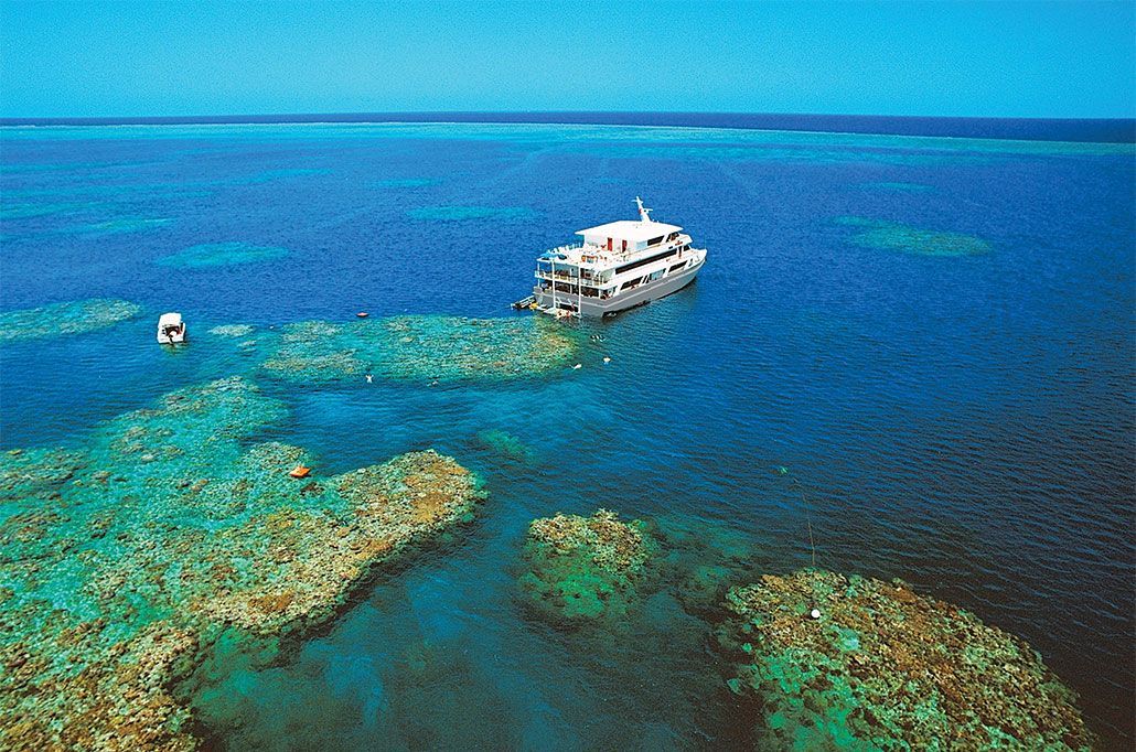 great barrier reef cruise aboard coral expeditions II