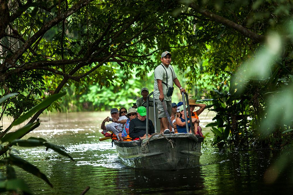 Cruising the Amazon River