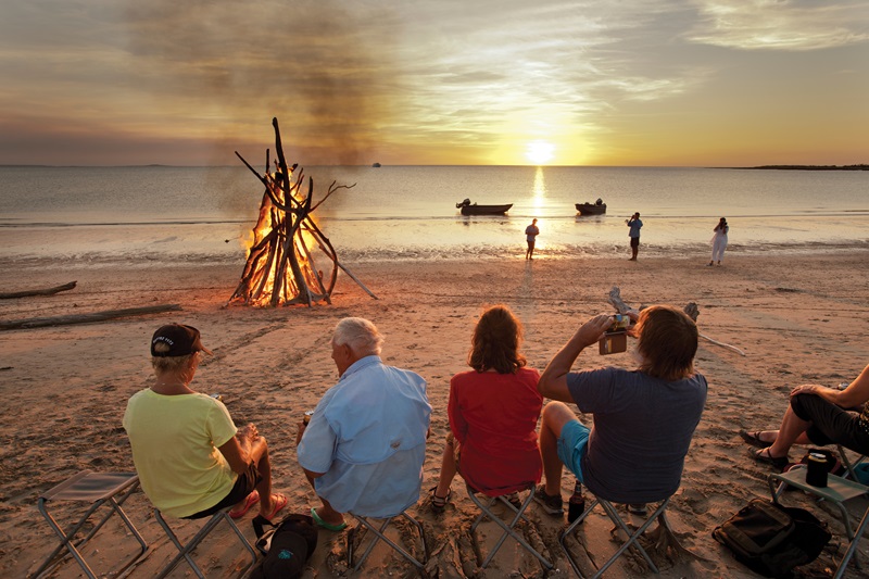 Beach BBQ on a Kimberley Cruise