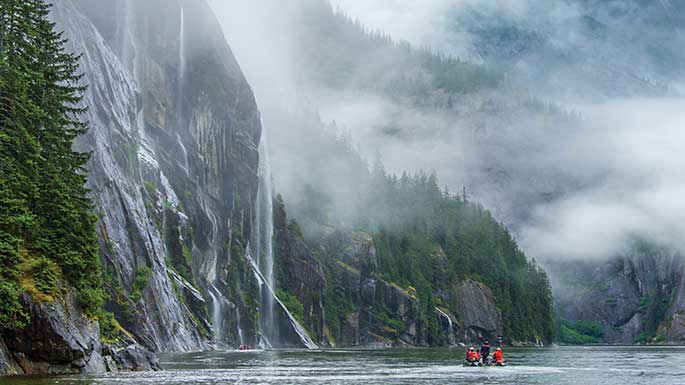 Alaska waterfalls