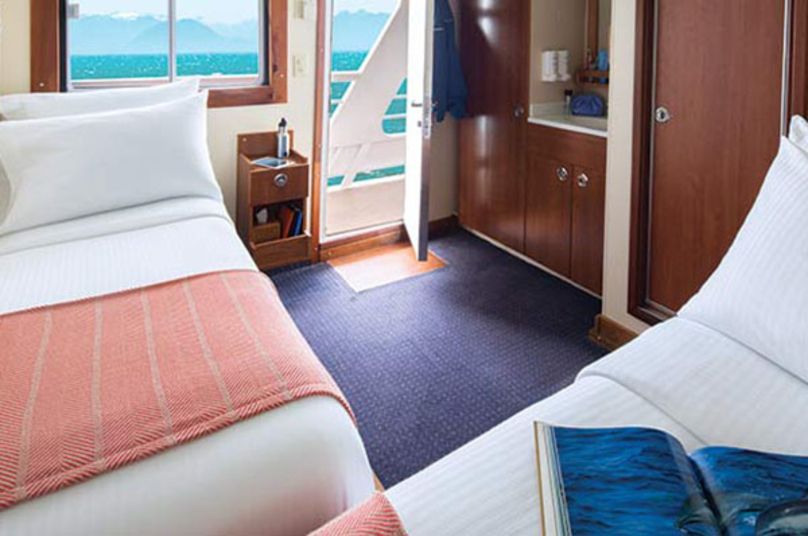 Comfortable rooms with Lindblad in Alaska