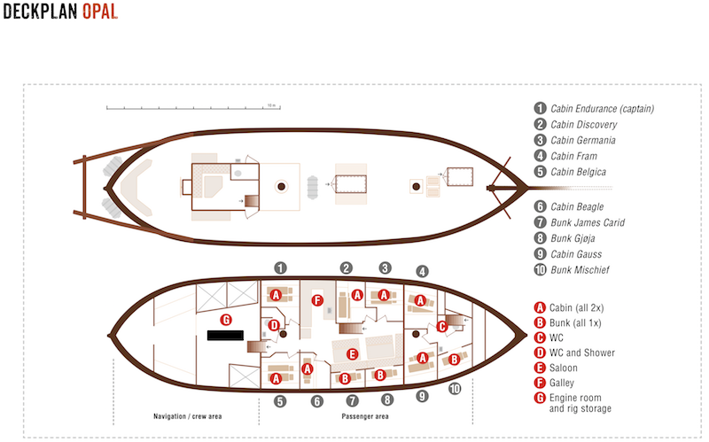 North Sailing Greenland Floorplan