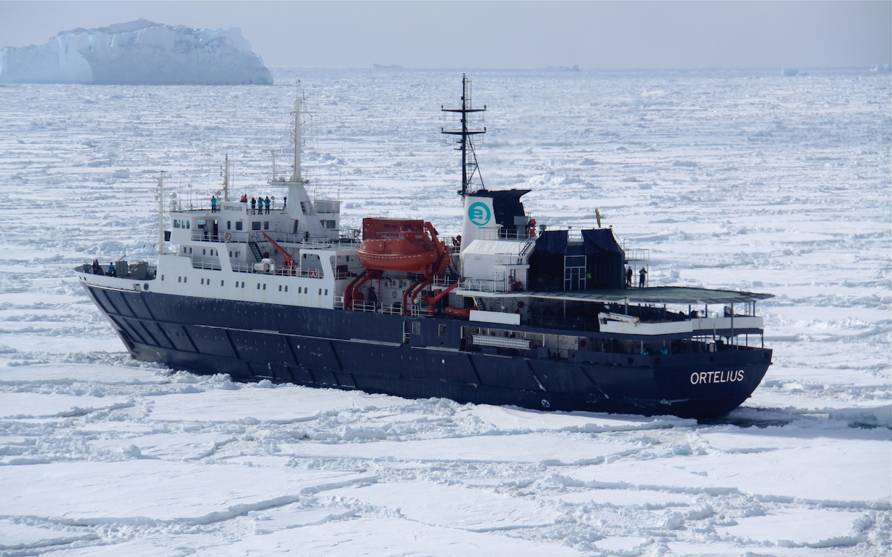 Ortelius in the ice Antarctica