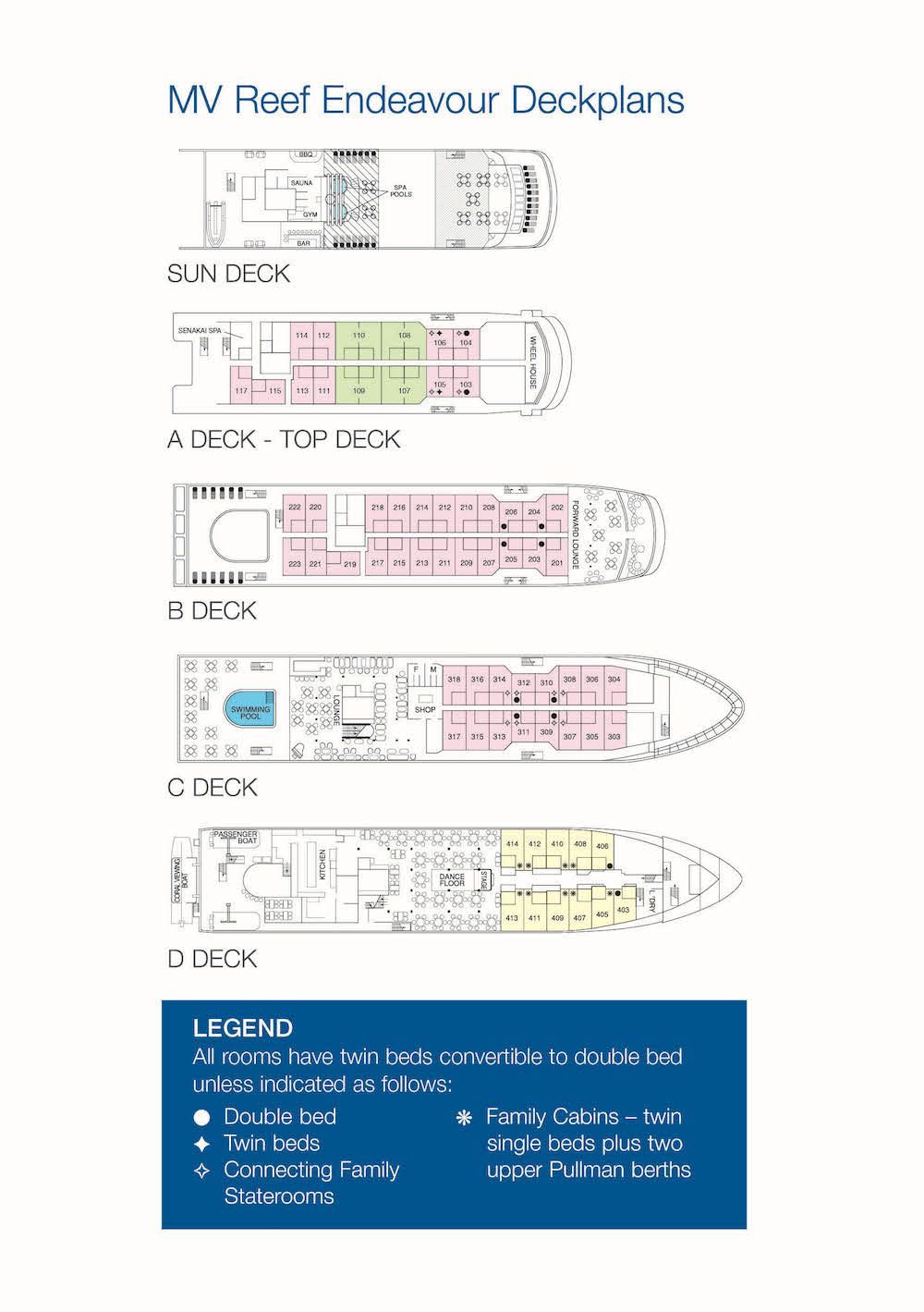 Reef Endeavour Floorplan