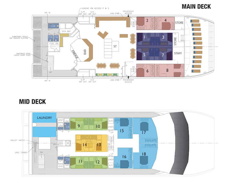 Reef Prince Floorplan