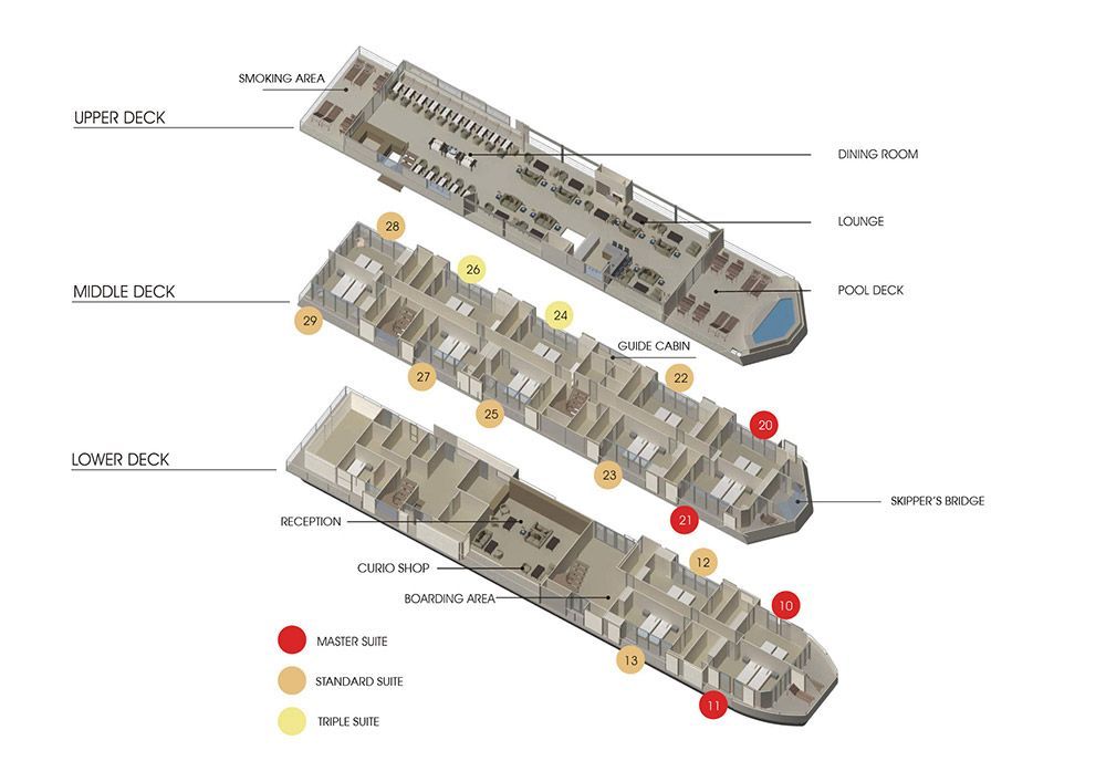 Zambezi Queen Floorplan