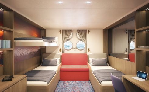 Triple Porthole Cabin