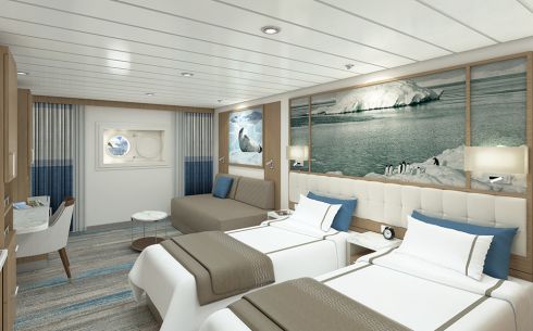 Aurora Twin Stateroom